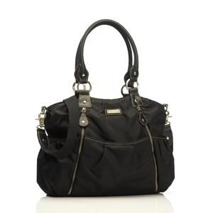 NEW STORKSAK olivia diaper changing bag in black
